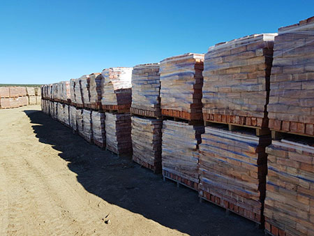Stock brick factory in Port Elizabeth